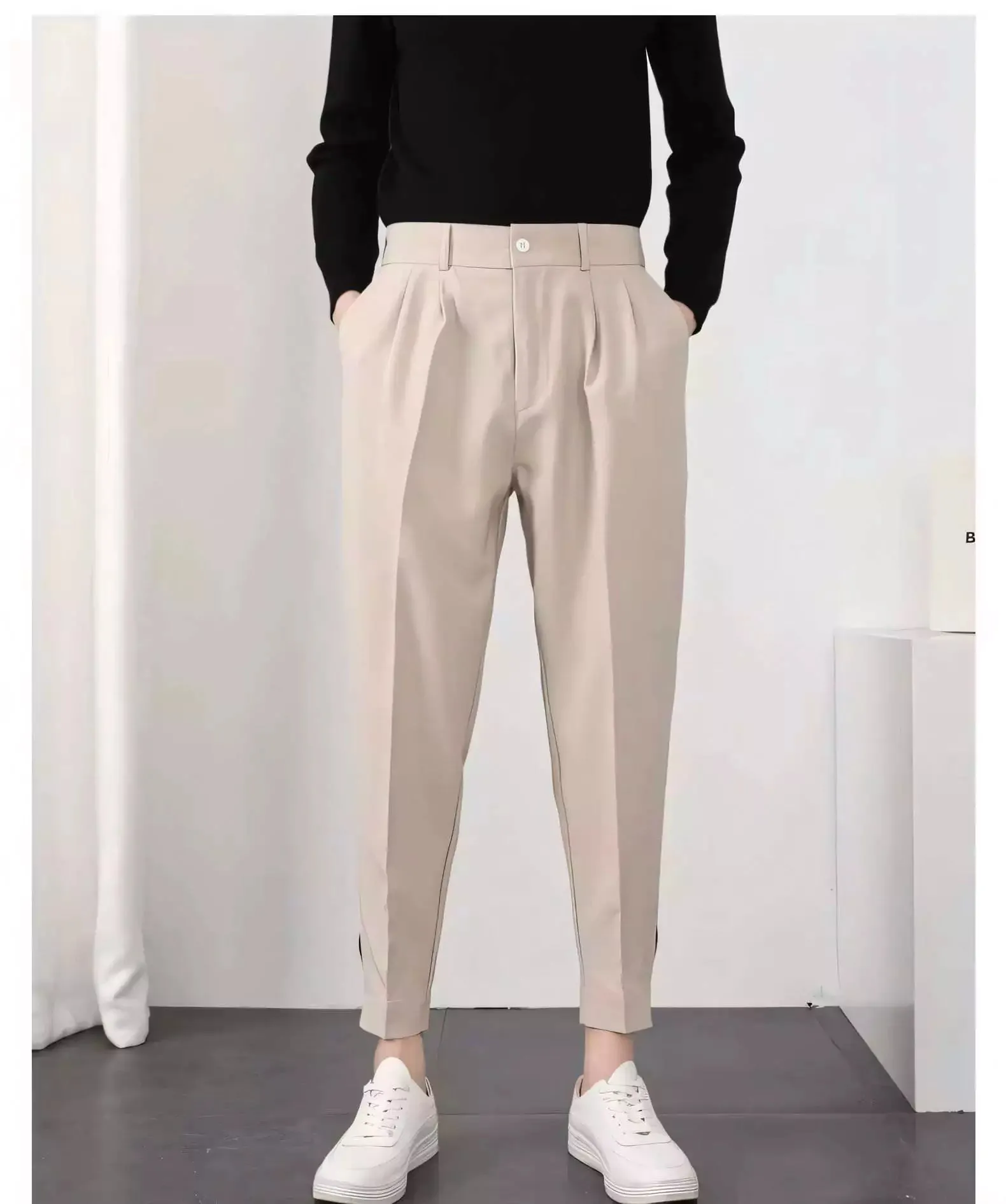 Seoul Tapered Pleat Pants