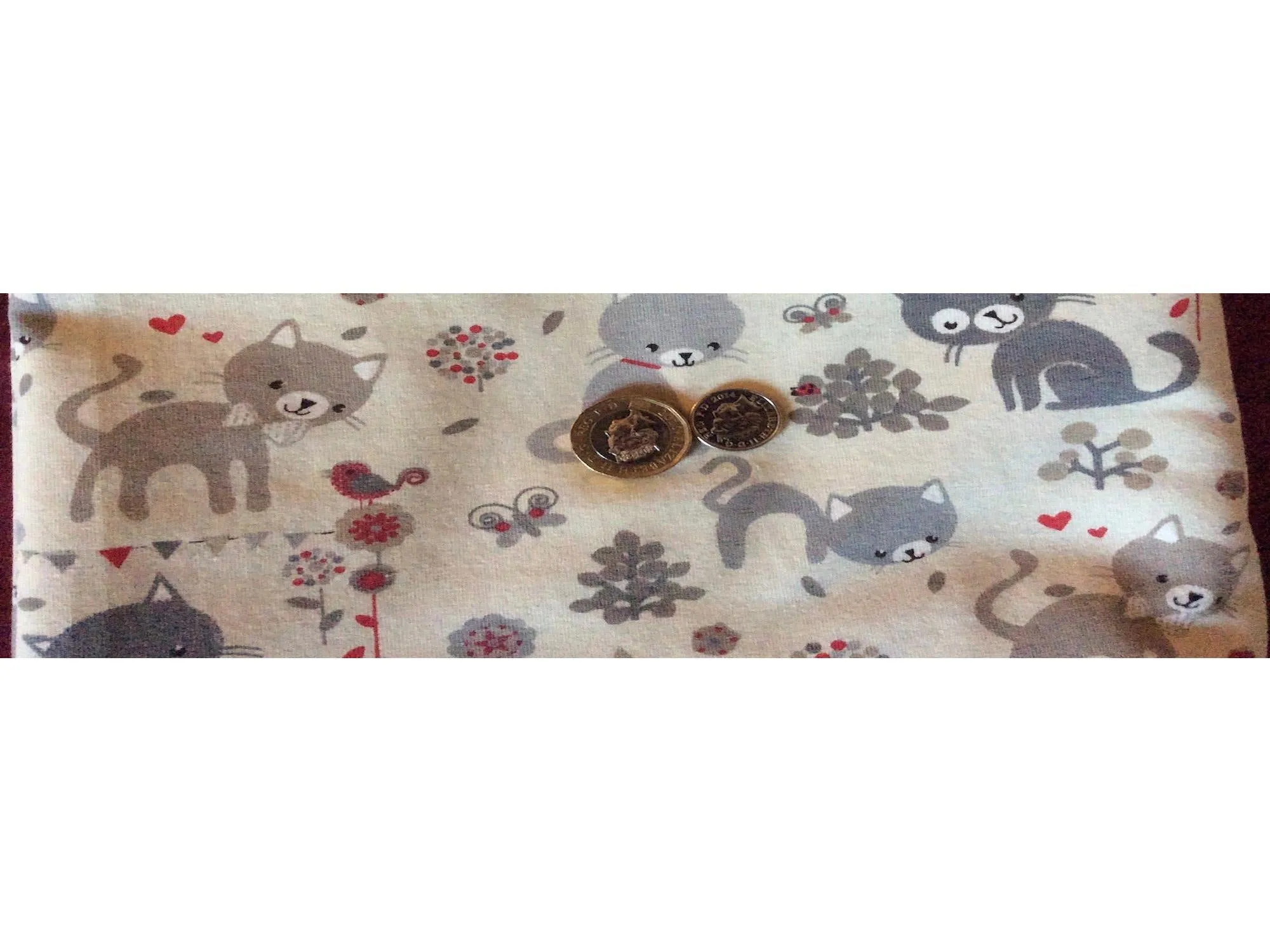 SMALL CATS Patterned  Stretch Jersey - Soft Jersey Fabric - 155 cm - 290gsm