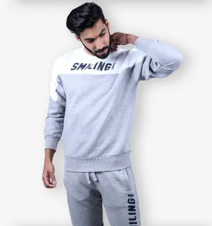 Smiling london White grey sweatshirt