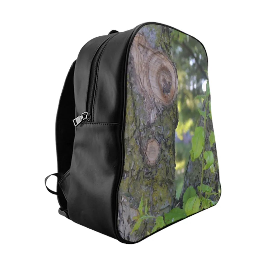 Tree and Green Leaves School Backpack