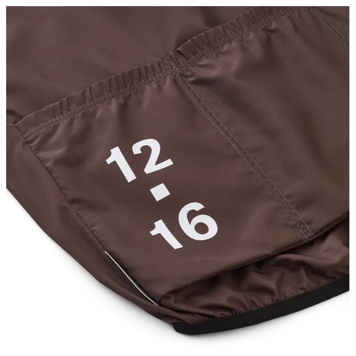 Twelve Sixteen Wind/Rain Jacket Micro 201 D.Brown White