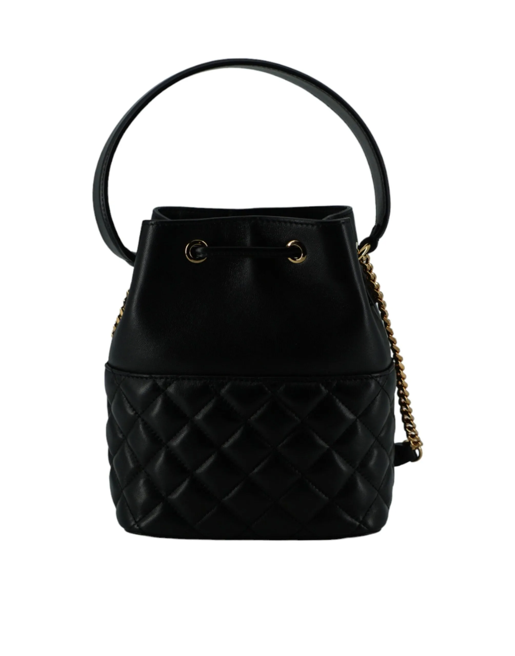 Versace Black Small Bucket Shoulder Bag