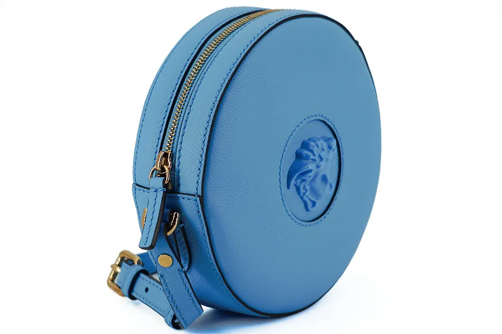 Versace Blue Round Shoulder Bag