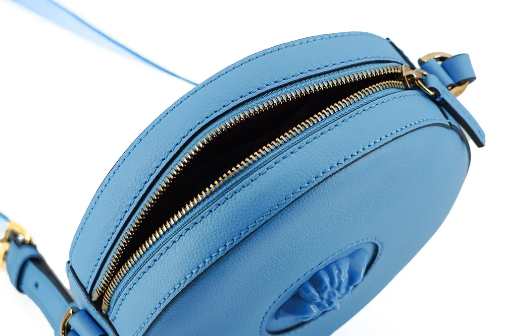 Versace Blue Round Shoulder Bag