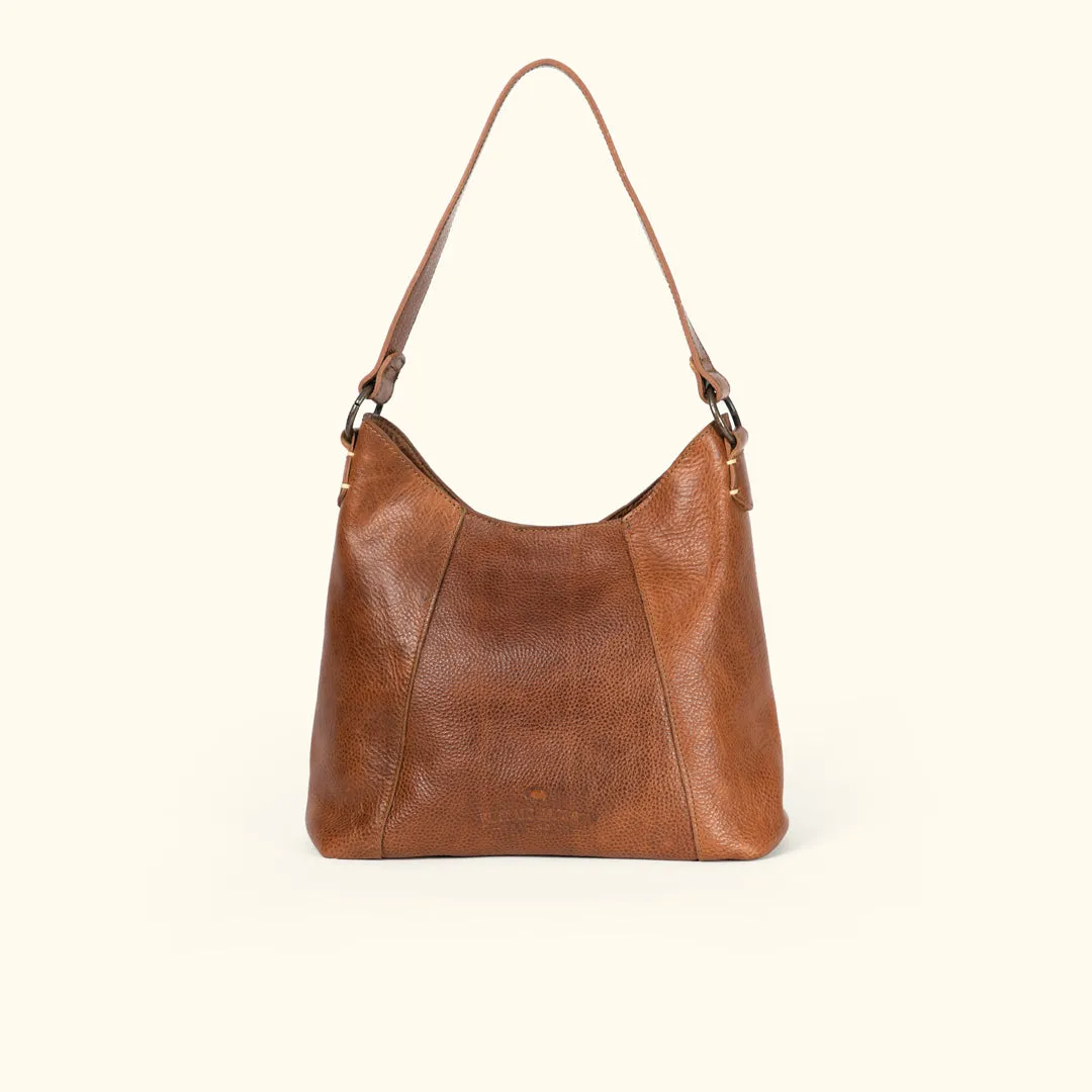 Walker Leather Shoulder Bag | Rustic Tan