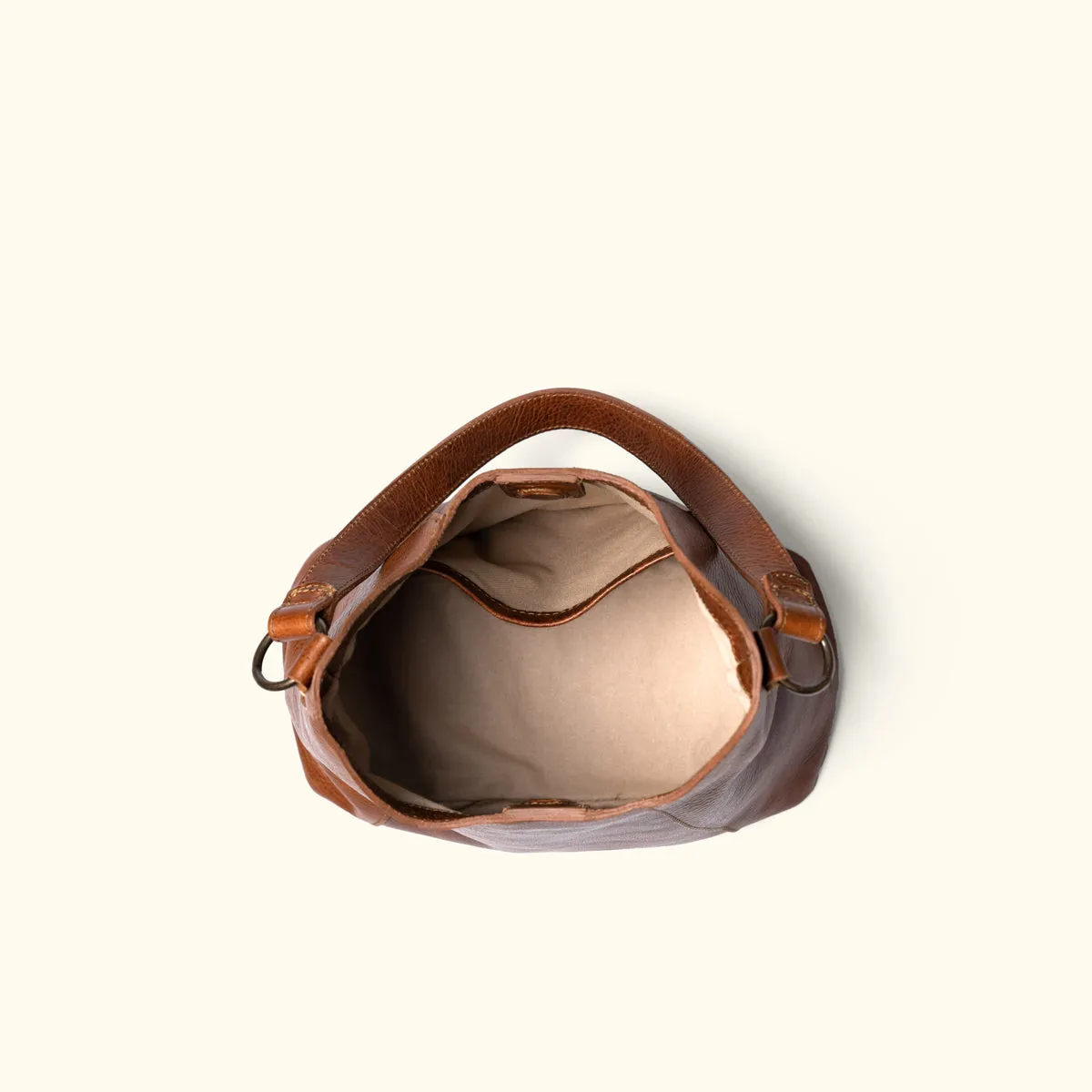 Walker Leather Shoulder Bag | Rustic Tan