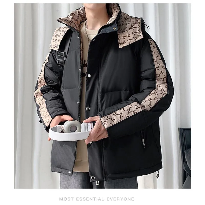 White Duck Down Versatile Thickened Rainproof Chic Down Jacket