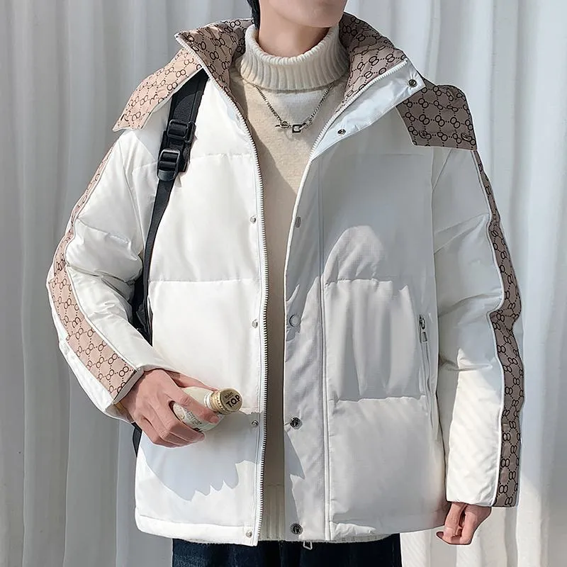 White Duck Down Versatile Thickened Rainproof Chic Down Jacket