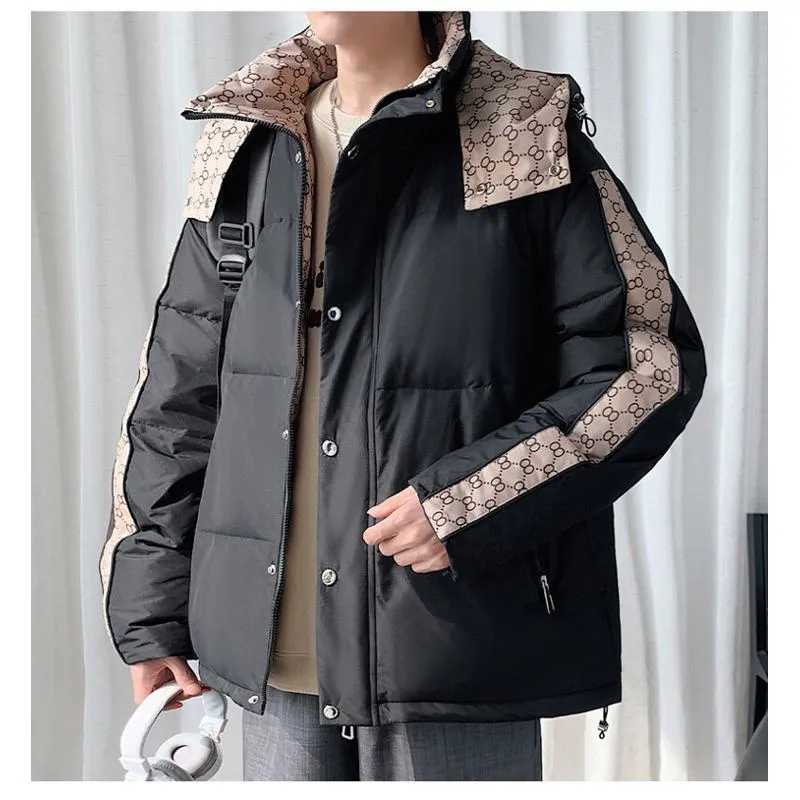 White Duck Down Versatile Thickened Rainproof Chic Down Jacket