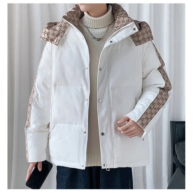 White Duck Down Versatile Thickened Rainproof Chic Down Jacket