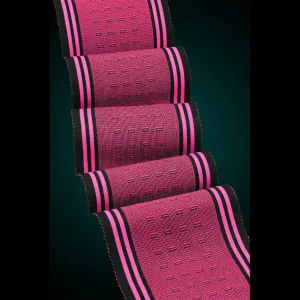 Wink Scarf or Shawl in Watermelon and Magenta Sosumi Weaving by Pamela Whitlock