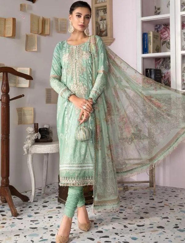 Women Unstitched Cotton Pakistani Suit Dress material